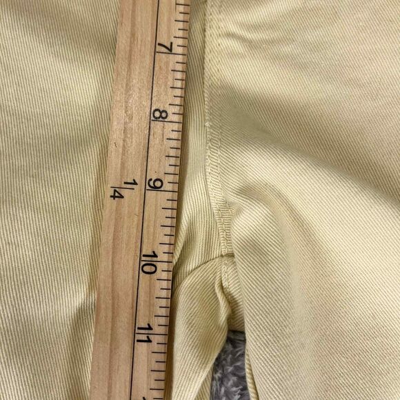 Gloria Vanderbilt Jeans Womens 4P Amanda Stretch Denim Tapered Yellow NWT Pastel - Picture 10 of 10